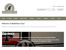 Tablet Screenshot of battlegeartoys.com